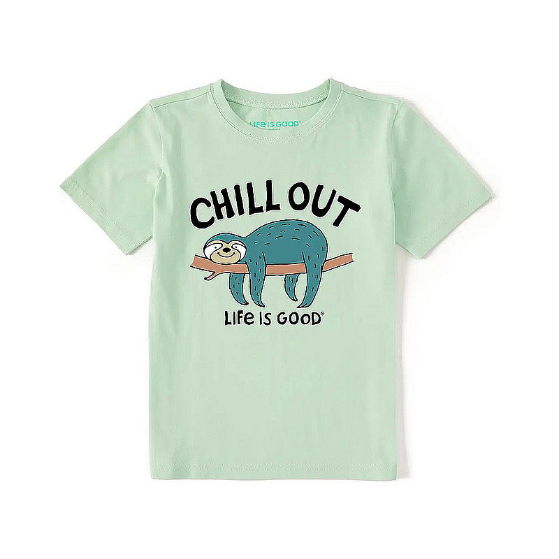 Life Is Good Kids' Chill Out Sloth Crusher Tee Shirt 89772 (Life Is Good)