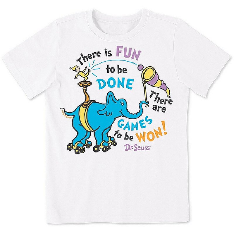 Life is good Kids' Fun To Be Done Elephant Crusher Tee Shirt 87978 (Life is good)
