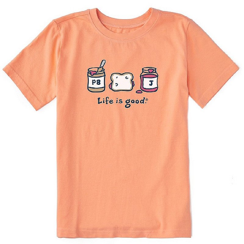 Life Is Good Kids' Peanut Butter and Jelly Crusher Tee Shirt 78250 (Life Is Good)
