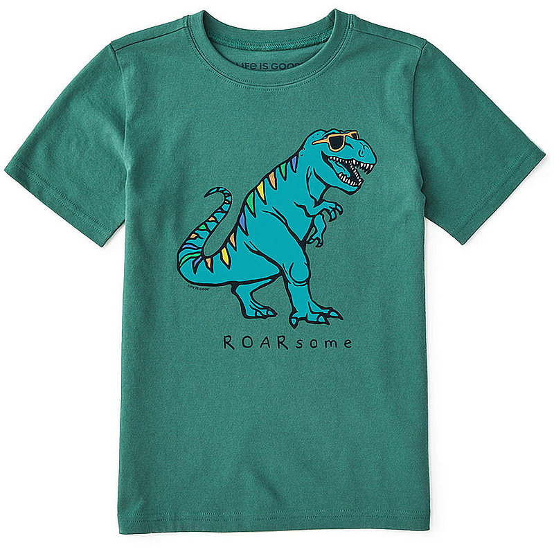 Life Is Good Kids' Rad Roarsome Dino Crusher Tee Shirt 108288 (Life Is Good)