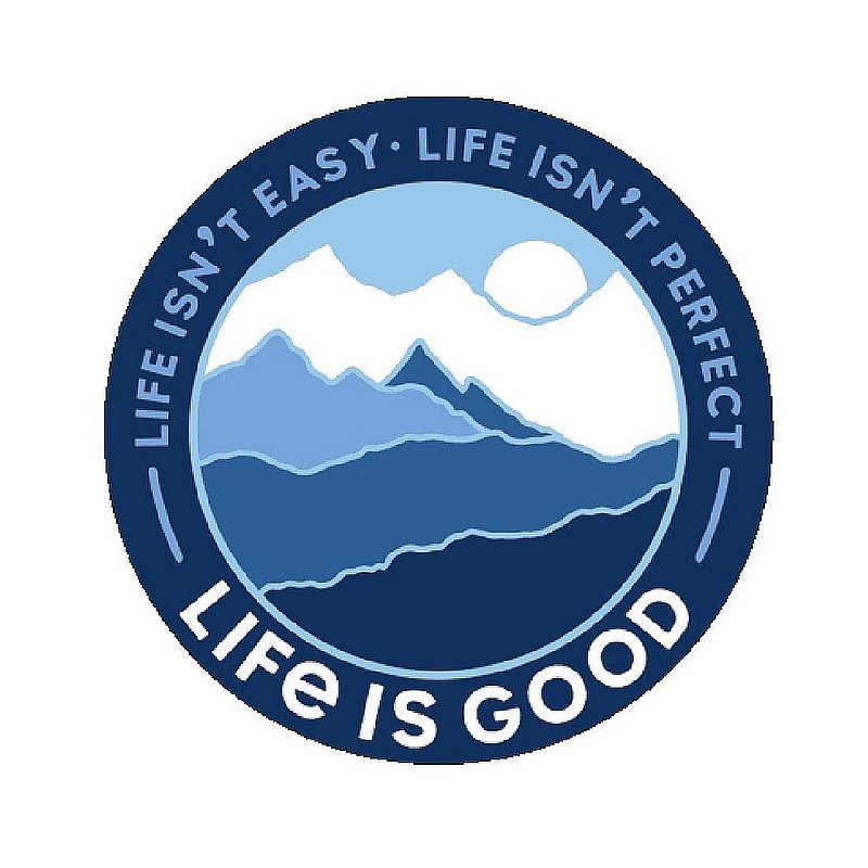 Life Is Good Life Isn't Perfect Circle Sticker 67114 (Life Is Good)