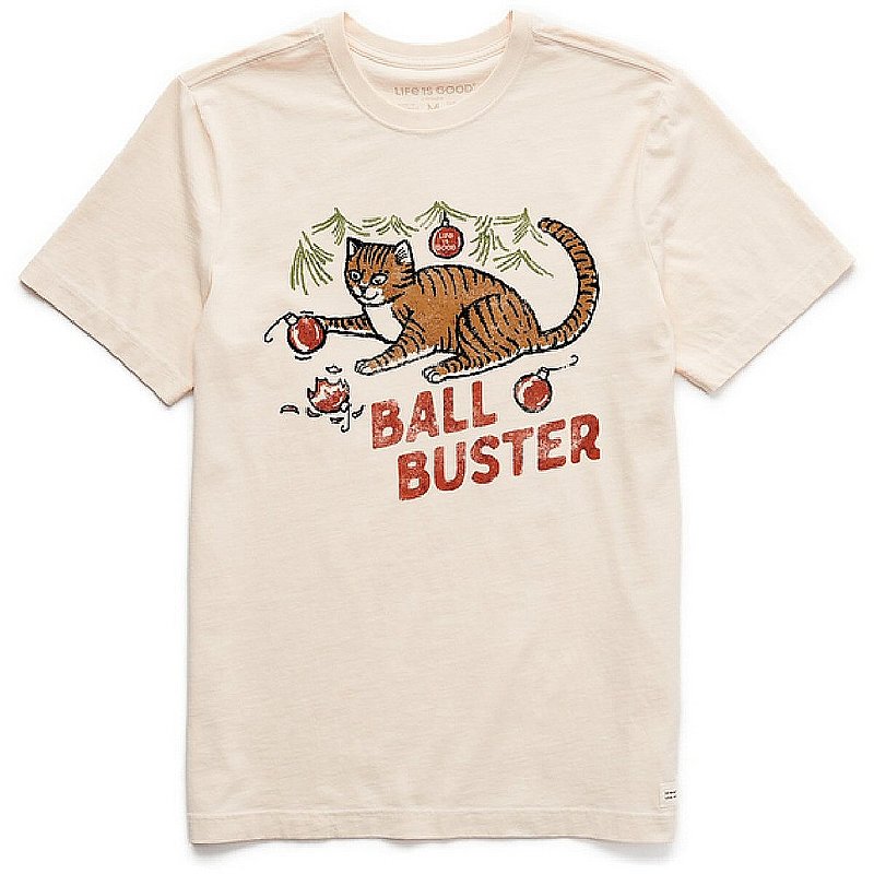 Life is good Men's Ball Buster Cat Crusher Tee Shirt 91483 (Life is good)