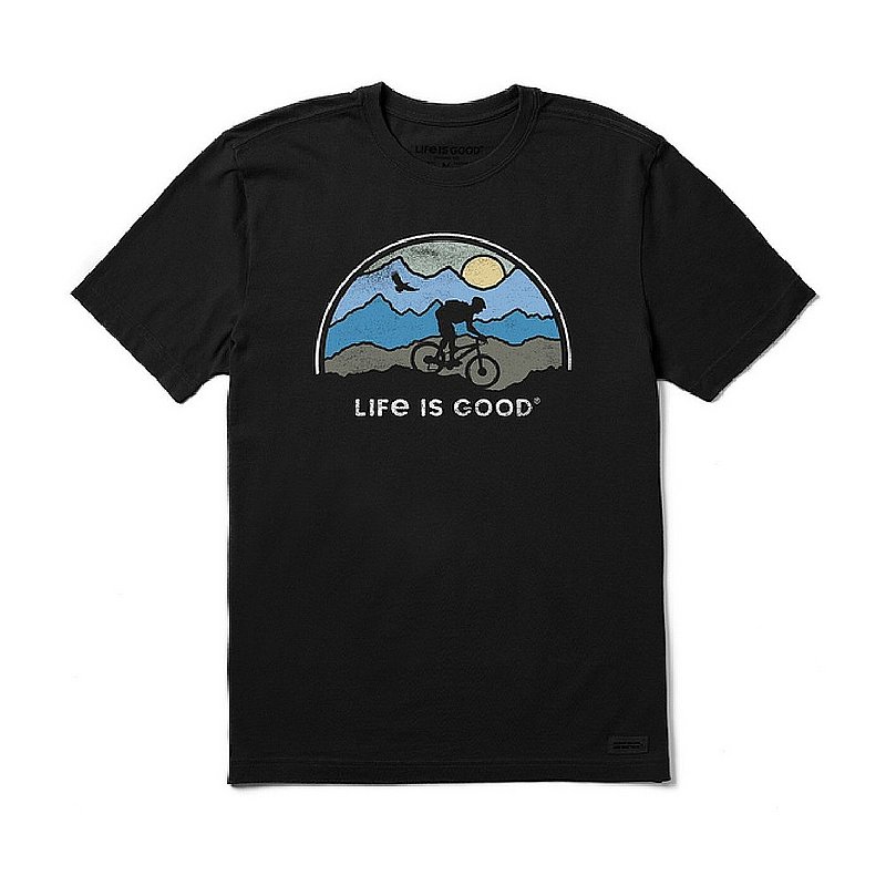 Life Is Good Men's Beautiful Biking Short Sleeve Tee Shirt 112019 (Life Is Good)