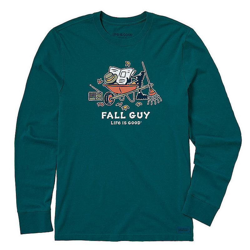 Life Is Good Men's Fall Guy Long Sleeve Crusher Tee Shirt 99395 (Life Is Good)