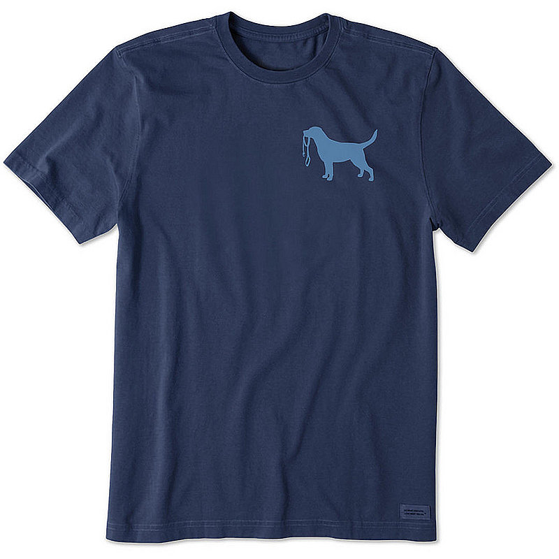 Men's Labrador Leash Short Sleeve Tee Shirt