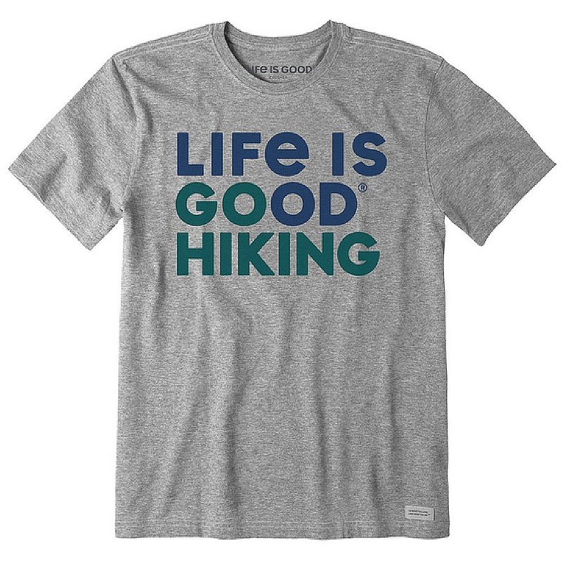 Life Is Good Men's Life is Good Go Hiking Crusher Tee Shirt 99278 (Life Is Good)