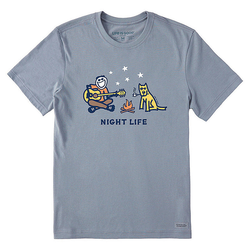 Life Is Good Men's Night Life Short Sleeve Tee Shirt 108088 (Life Is Good)