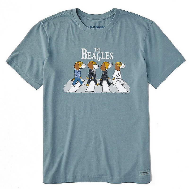 Life is good Men's The Beagles Short Sleeve Tee Shirt 80688 (Life is good)