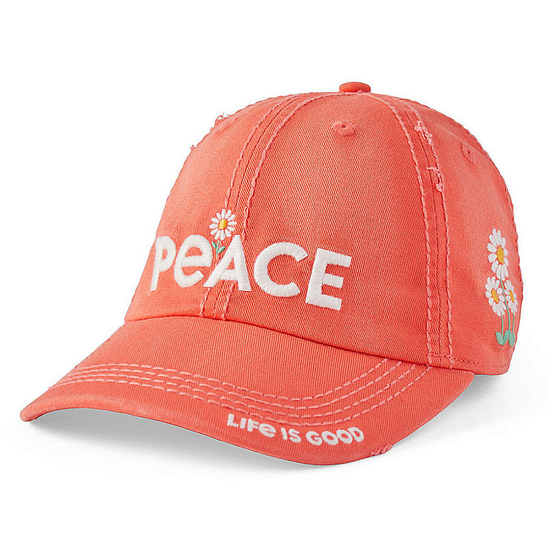 Life Is Good Peace Daisies Sunwashed Chill Cap 88552 (Life Is Good)