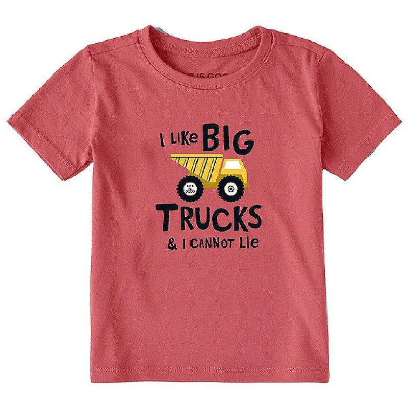 Life is good Toddler I Like Big Trucks Crusher Tee Shirt 89813 (Life is good)