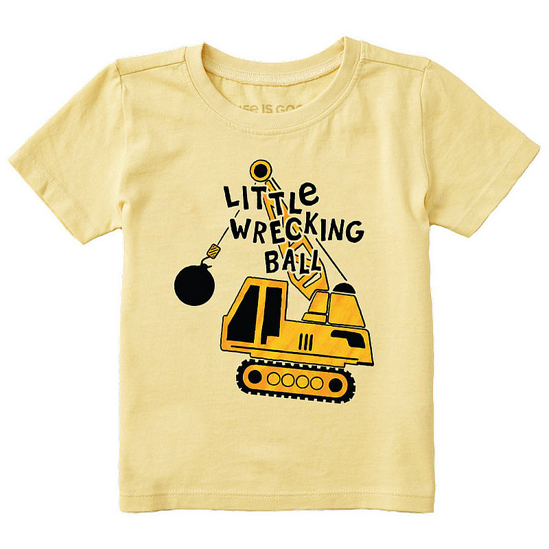 Life Is Good Toddler Little Wrecking Ball Crusher Tee Shirt 108305 (Life Is Good)