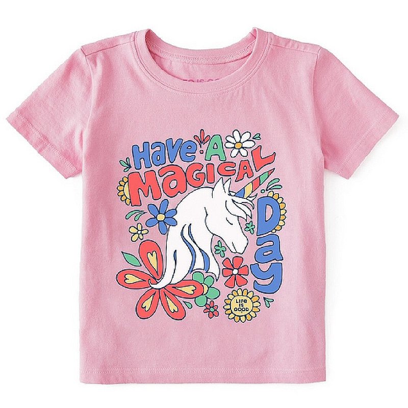 Life Is Good Toddler Magical Day Unicorn Crusher Tee Shirt 81224 (Life Is Good)