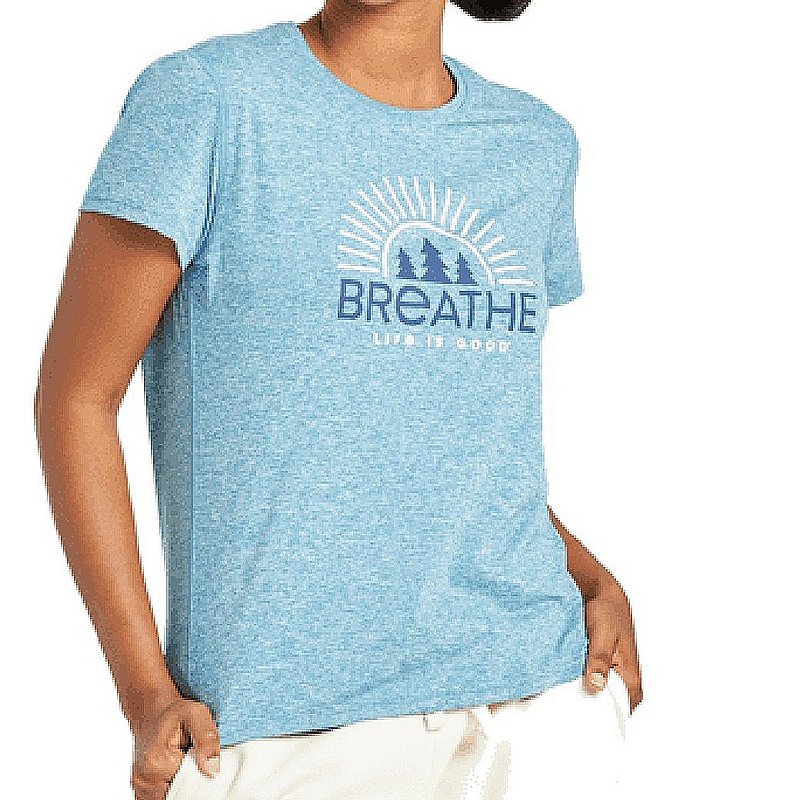 Life is good Women's Breathe Forest Active Tee Shirt 72469 (Life is good)