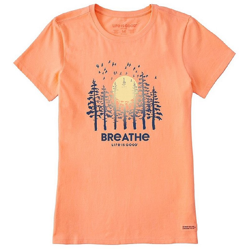 Life Is Good Women's Breathe Forest Short Sleeve Tee Shirt 99131 (Life Is Good)
