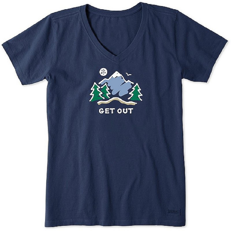 Women's Get Out Mountain Crusher-Lite Vee Shirt