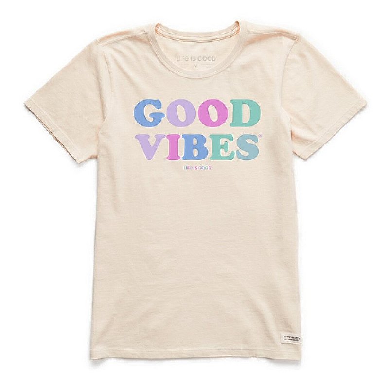 Life is good Women's Good Vibes Crusher-Lite Tee Shirt 77408 (Life is good)