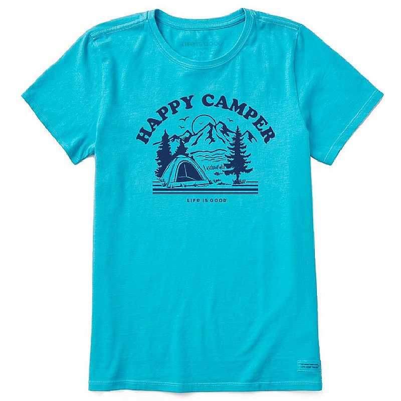 Life is good Women's Happy Camper Crusher Tee Shirt 77804 (Life is good)