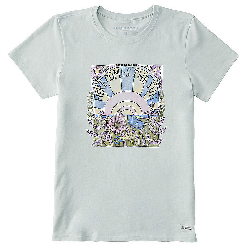 Life Is Good Women's Here Comes The Sun Hippie Short Sleeve Tee Shirt 115004 (Life Is Good)