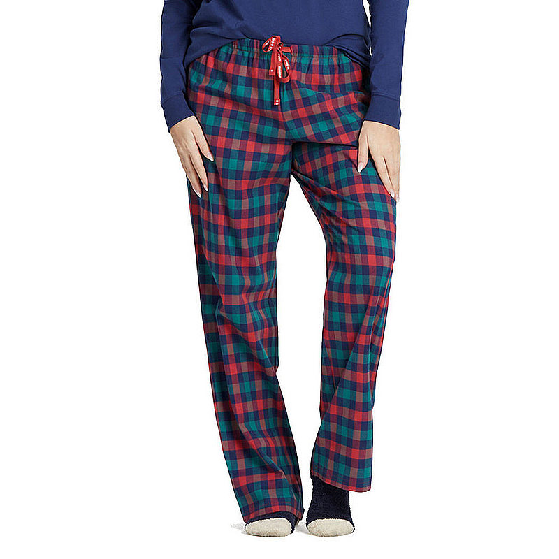 Life Is Good Women's Holiday Red Check Classic Sleep Pants 99674 (Life Is Good)