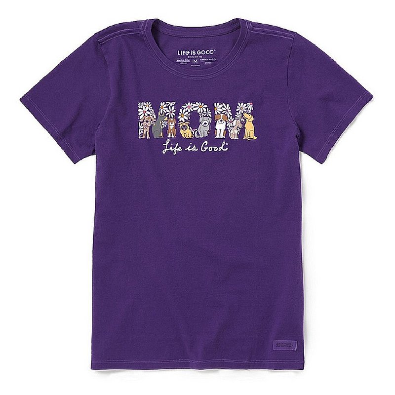 Women's Mom Life is Good Dogs Short Sleeve Tee Shirt