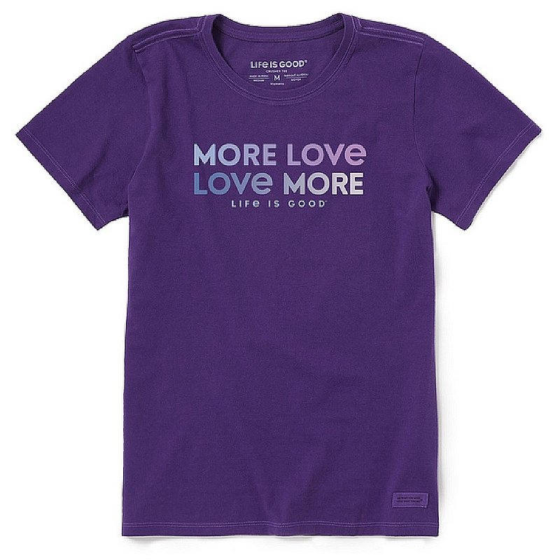 Life Is Good Women's More Love More Crusher Tee Shirt 77392 (Life Is Good)