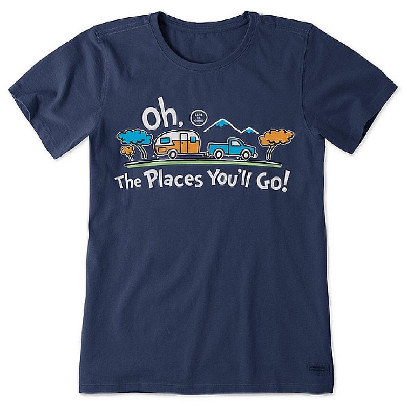 Women's Oh The Places Trailer Short Sleeve Tee Shirt