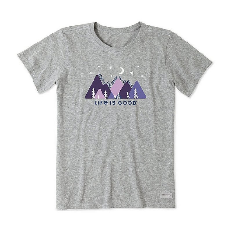 Life is good Women's Strange Trip Mountains Crusher Tee Shirt 77807 (Life is good)