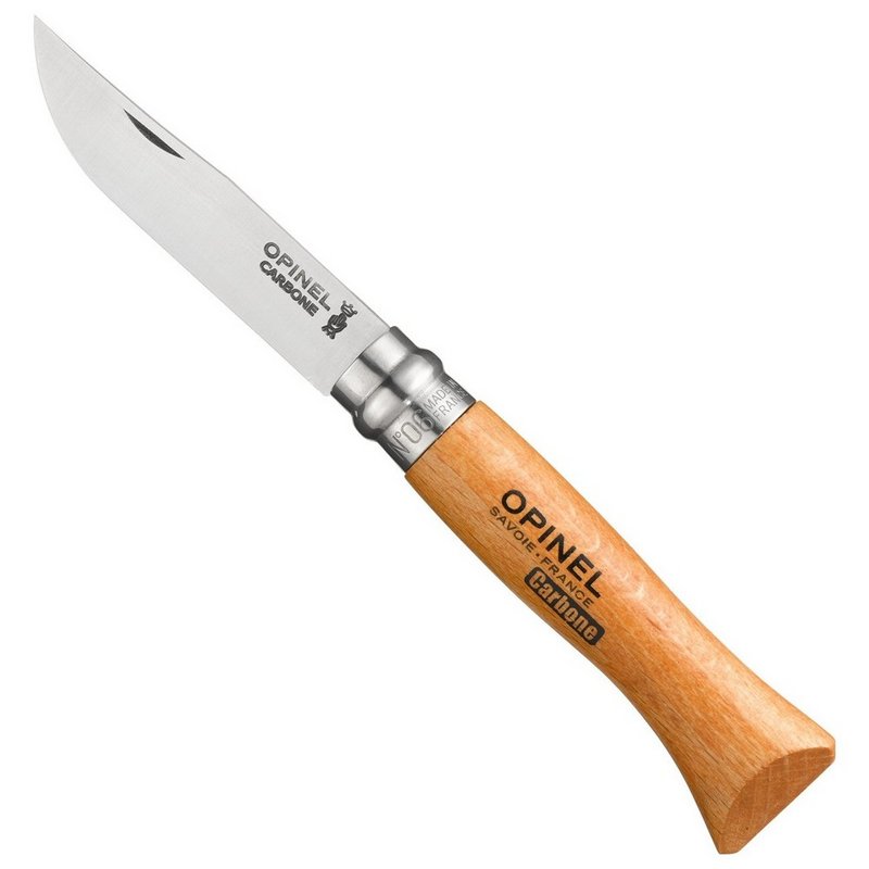 Opinel Carbon Blade No6 Folding Knife 113060 (Opinel)