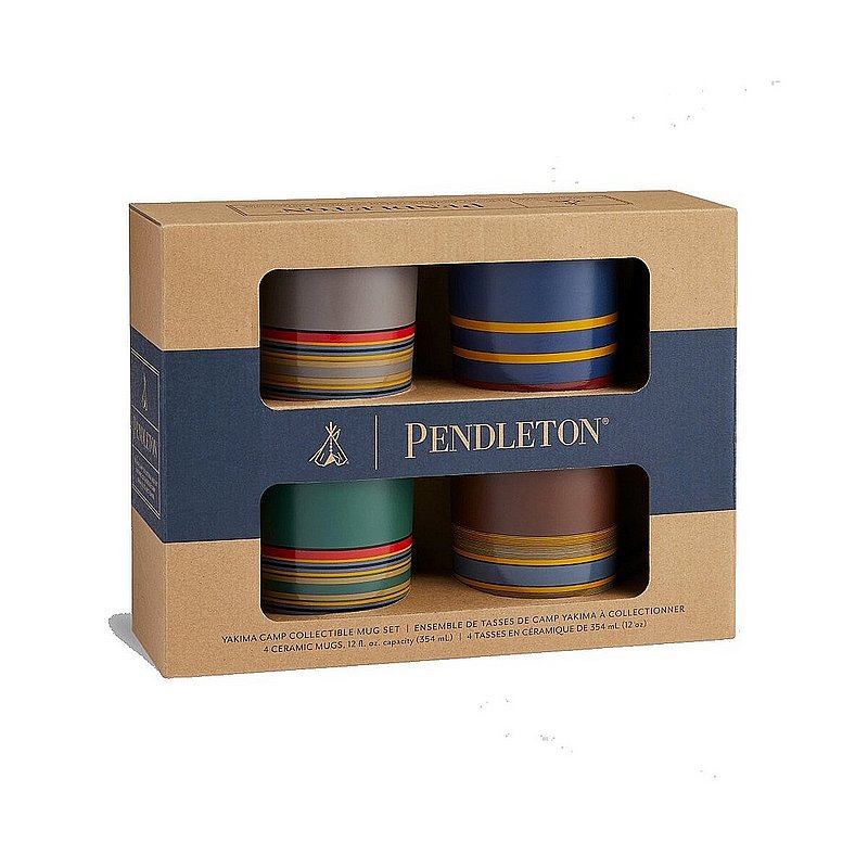 Pendleton Camp Stripe Mugs--Set of 4 83-XC880-55222 (Pendleton)