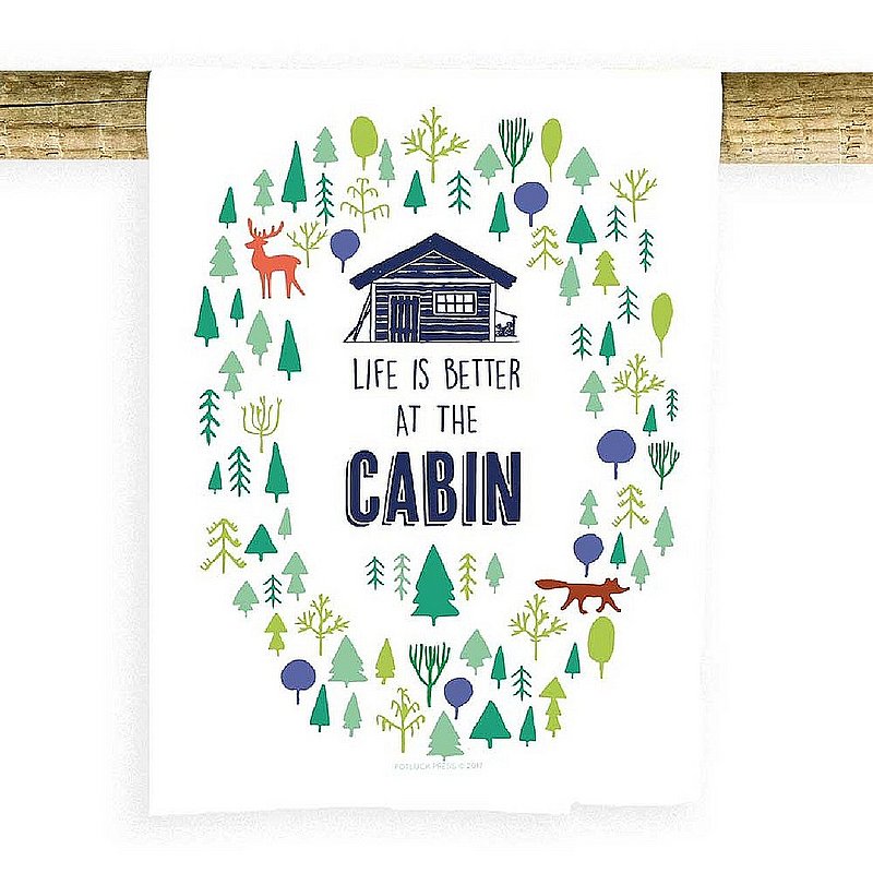 Life is Better Cabin Towel