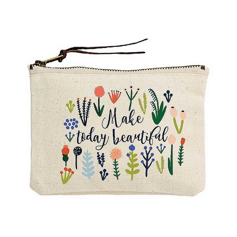 Make Today Beautiful Canvas Pouch