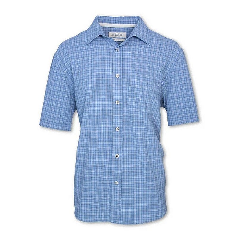 Men's SS Quick Dry Micro Plaid Shirt