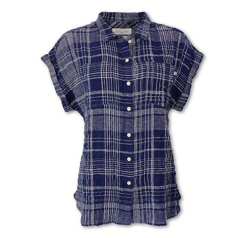 Purnell Women's Short-Sleeved Gauze Plaid Shirt 10204040 (Purnell)