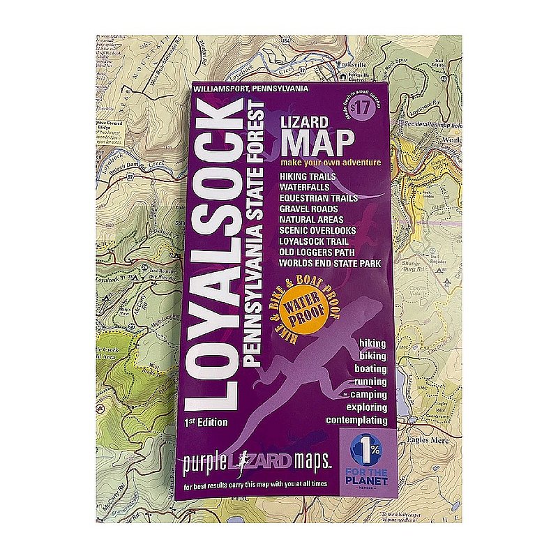 Purple Lizard Pub. Loyalsock State Forest Map LOYALSOCKV1 (Purple Lizard Pub.)