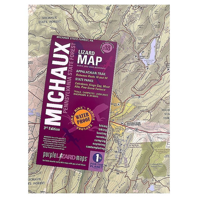 Purple Lizard Pub. Michaux Map--3rd Edition MICHAUXV3 (Purple Lizard Pub.)