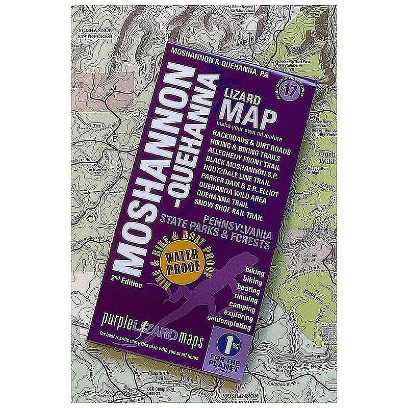 Purple Lizard Pub. Moshannon & Quehanna Lizard Map--2nd Edition MOSSQUEHV2 (Purple Lizard Pub.)