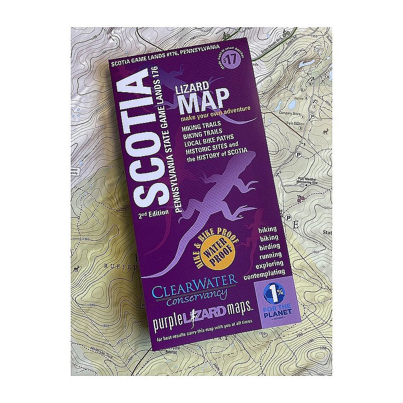 Purple Lizard Pub. Scotia Game Lands Trails and History Map--2nd Edition SCOTIAV2 (Purple Lizard Pub.)