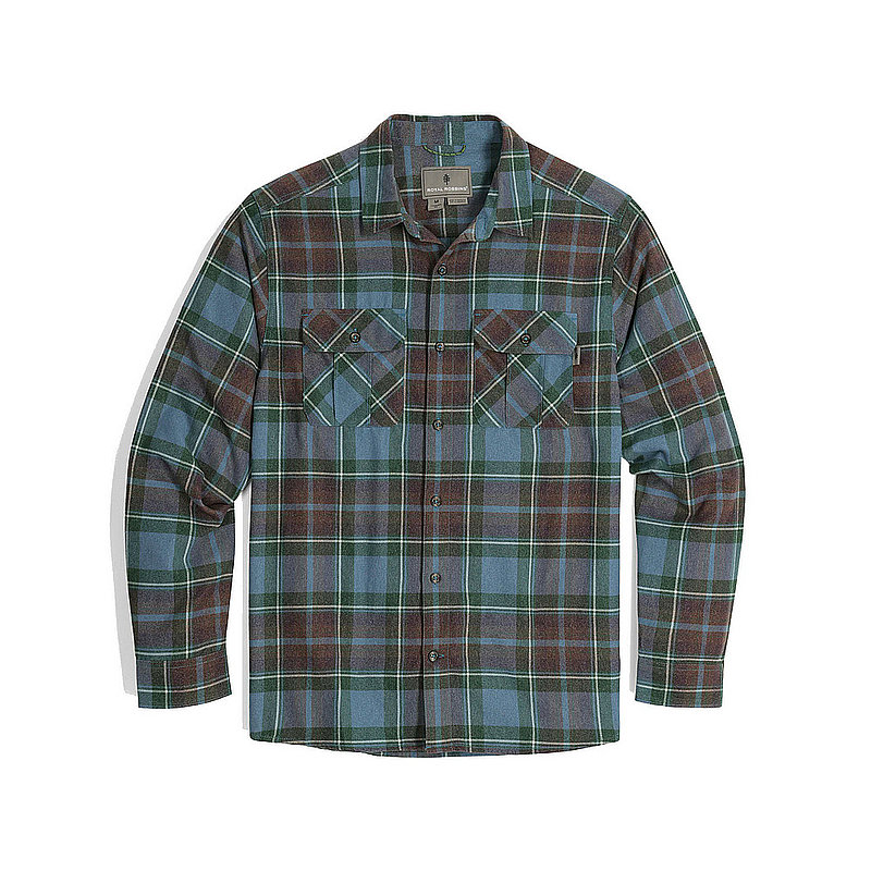 Royal Robbins Men's Lost Coast Flannel Plaid Long Sleeve Shirt 422023 (Royal Robbins)