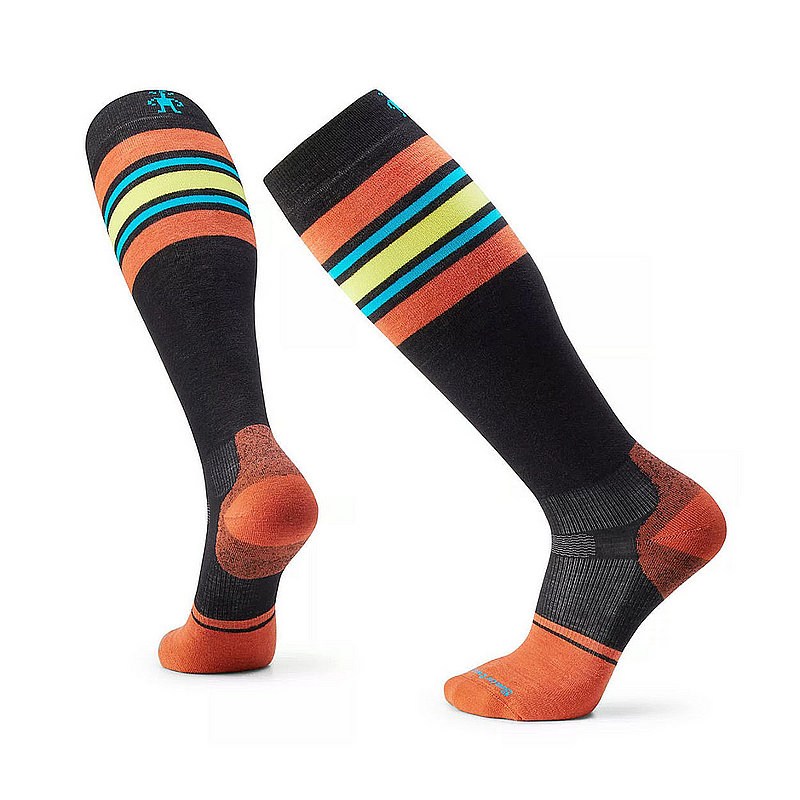 Smartwool Men's Snowboard Targeted Cushion Stripe Extra Stretch Over The Calf Socks SW002154 (Smartwool)
