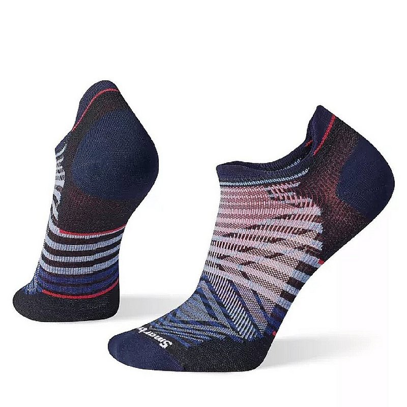 Smartwool Women's Run Zero Cushion Low Ankle Pattern Socks SW001652 (Smartwool)