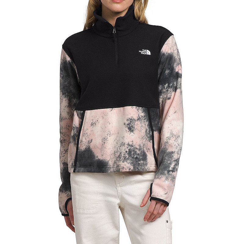 Women   s Alpine Polartec 100 1/4-Zip Cowl Sweater