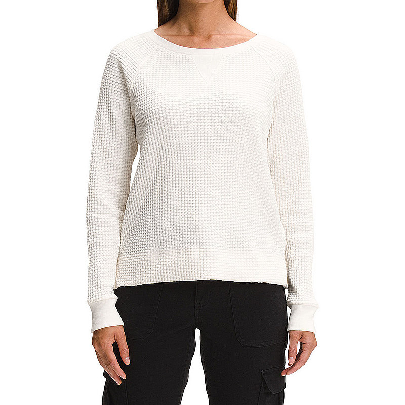 The North Face Women's L/S Chabot Crew GARDENIA WHITE S NF0A3YT5 (The North Face)