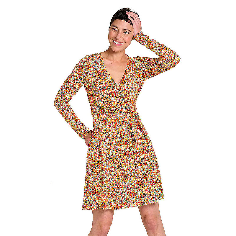 Toad and Co Women's Cue Wrap Long Sleeve Dress T1771702 (Toad and Co)