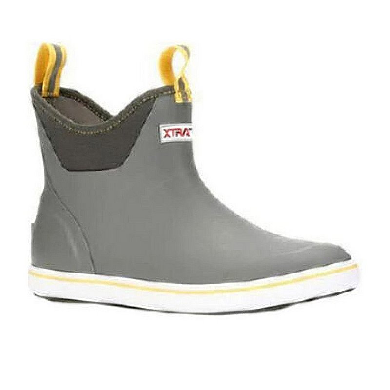 6" Ankle Deck Boot Ms GRAY/YELLOW 11