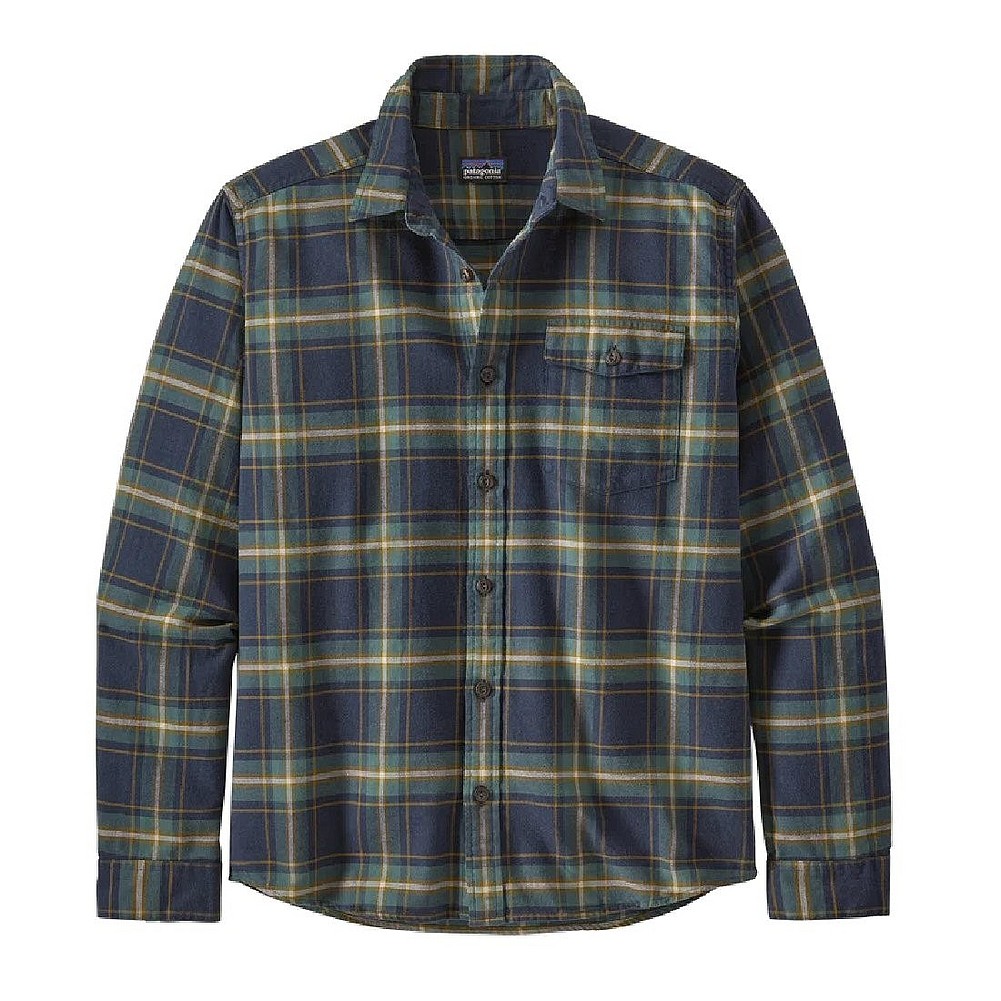 Patagonia Men's Long-Sleeved Lightweight Fjord Flannel Shirt 54020