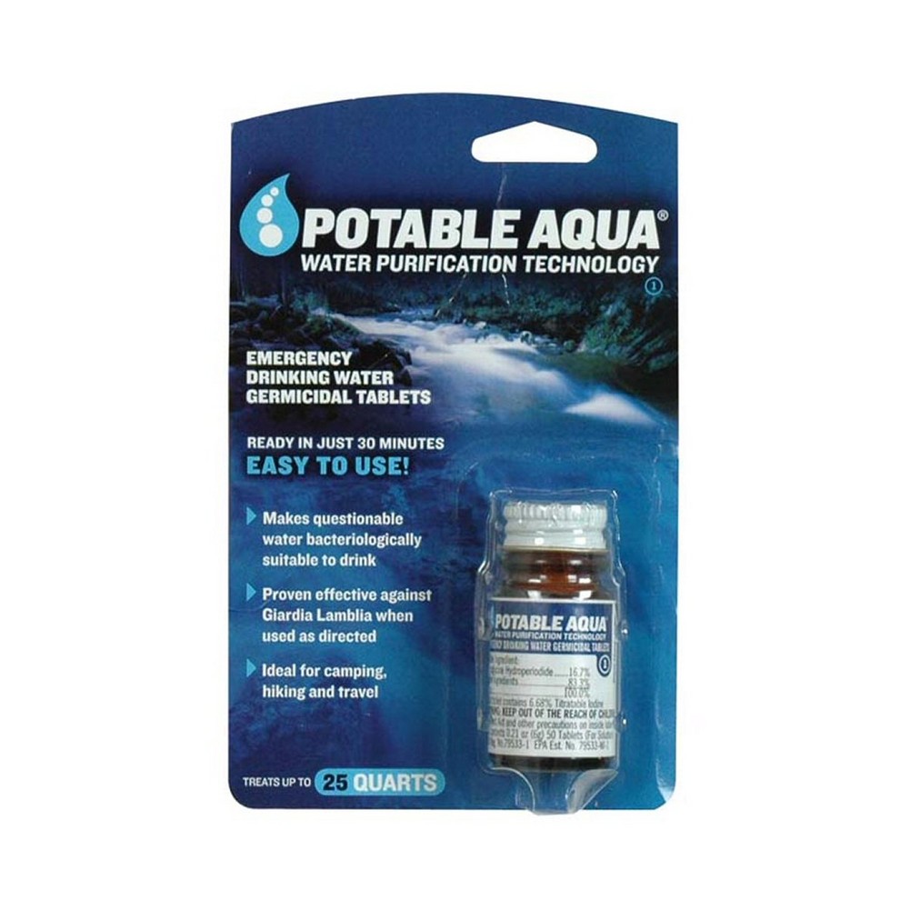 Potable Aqua Water Purification Tablets 371240