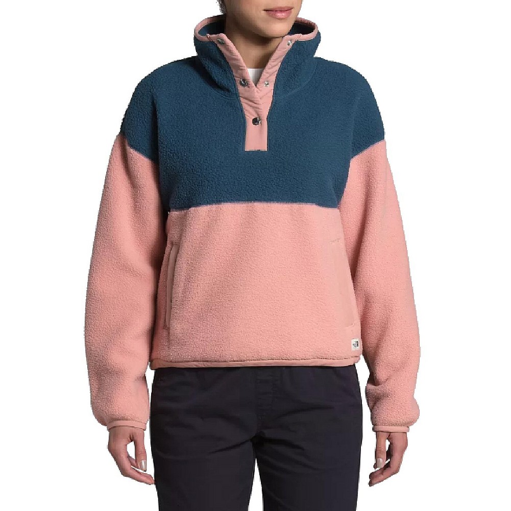 the north face cragmont fleece half snap sweatshirt