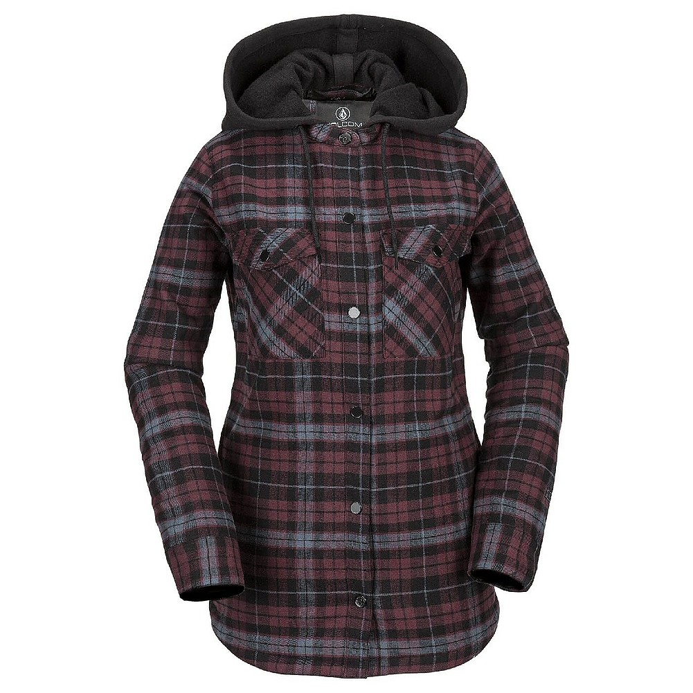 Women's Hooded Flannel Jacket H0251904